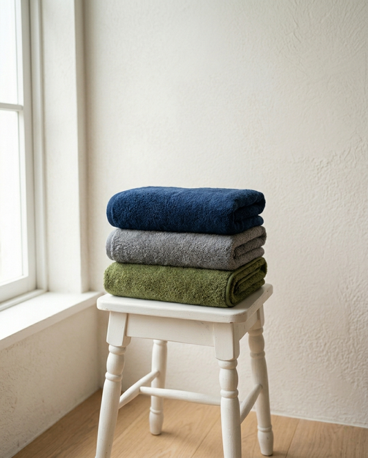 Imported Microfiber Coral Fleece Towel